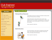 Tablet Screenshot of clubengineer.org